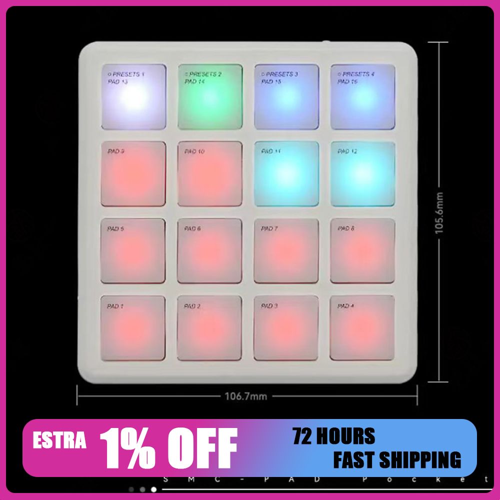 M-VAVE SMC-PAD POCKET Wireless - đánh giá và giá Midi Controller Pad