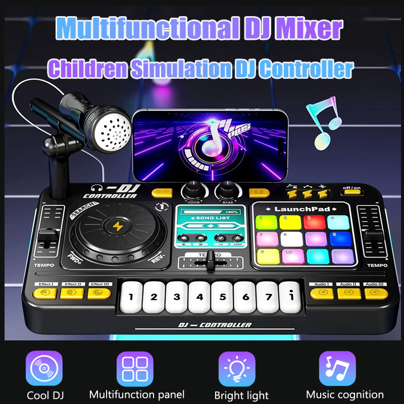 Multifunctional DJ Mixer Child - đánh giá và giá Audio Music Dj