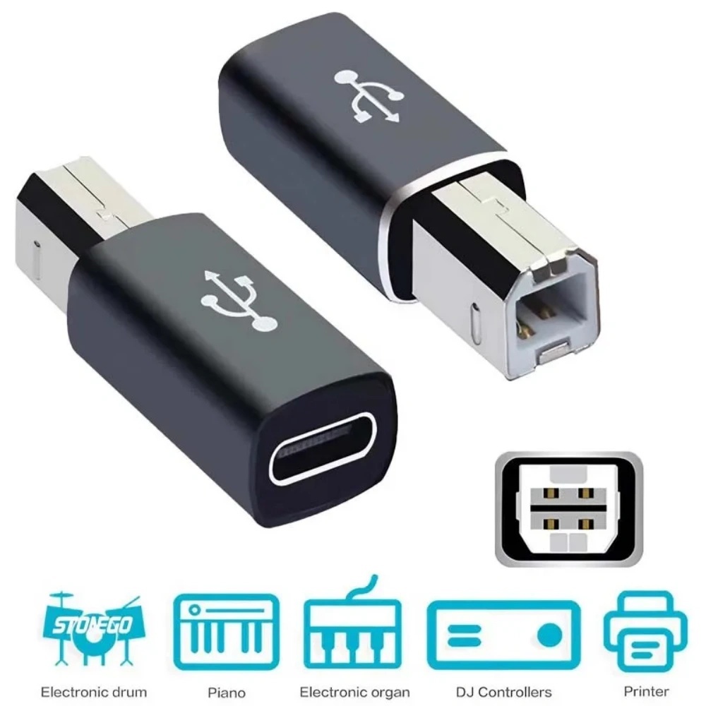 USB B Male to USB Type C Femal - đánh giá và giá Midi Controller Pad